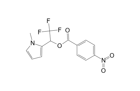 1H-Pyrrole-2-methanol, 1-methyl-.alpha.-(trifluoromethyl)-, 4-nitrobenzoate (ester)