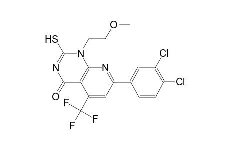 pyrido[2,3-d]pyrimidin-4(1H)-one, 7-(3,4-dichlorophenyl)-2-mercapto-1-(2-methoxyethyl)-5-(trifluoromethyl)-