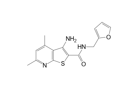 3-Amino-N-(2-furylmethyl)-4,6-dimethylthieno[2,3-b]pyridine-2-carboxamide