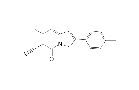 5-keto-7-methyl-2-(p-tolyl)-3H-indolizine-6-carbonitrile