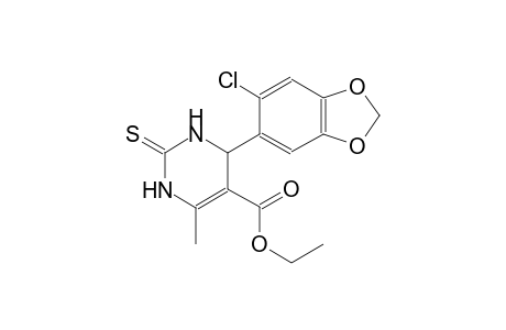 4-(6-Chloro-benzo[1,3]dioxol-5-yl)-6-methyl-2-thioxo-1,2,3,4-tetrahydro-pyrimidine-5-carboxylic acid ethyl ester