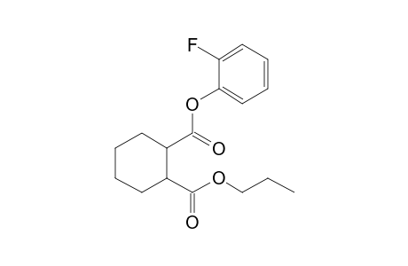 1,2-Cyclohexanedicarboxylic acid, 2-fluorophenyl propyl ester