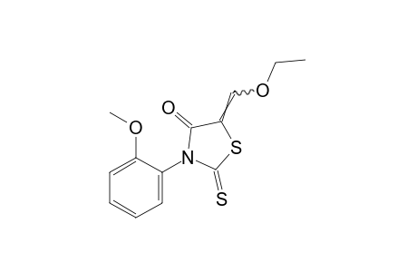 5-(ethoxymethylene)-3-(o-methoxyphenyl)rhodanine
