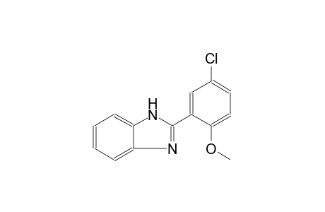 1H-Benzimidazole, 2-(5-chloro-2-methoxyphenyl)-