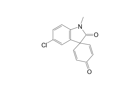 5'-Chloro-1'-methyl-4H-spiro[cyclohexa-2,5-diene-1,3'-indol]-2',4(1'H)-dione