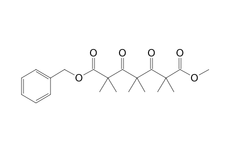 1-Benzyl 7-methyl 2,2,4,4,6,6-hexamethyl-3,5-dioxoheptanedioate