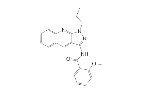 2-methoxy-N-(1-propyl-1H-pyrazolo[3,4-b]quinolin-3-yl)benzamide