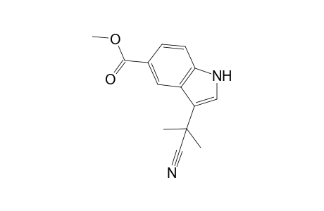 Methyl 3-(2-Cyanopropan-2-yl)-1H-indole-5-carboxylate