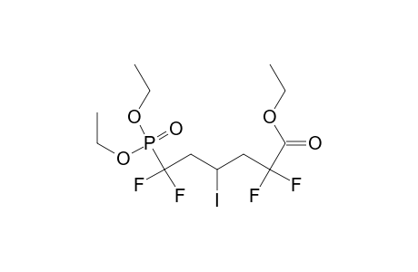 Ethyl 2,2,6,6-Tetrafluoro-4-iodo-6-(diethoxyphosphinyl)hexanoate