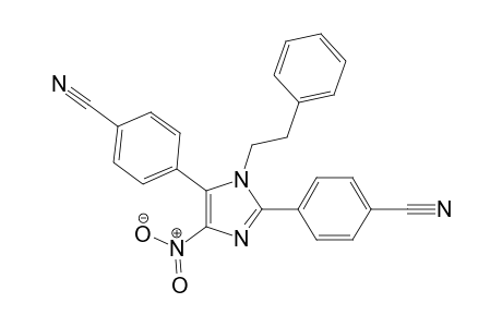 4,4'-(4-Nitro-1-phenethyl-1H-imidazole-2,5-diyl)dibenzonitrile