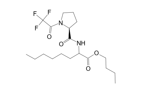 N-TFA-L-prolyl-alpha-aminocaprylic acid butyl ester