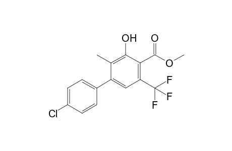 Methyl 4'-chloro-3-hydroxy-2-methyl-5-(trifluoromethyl)biphenyl-4-carboxylate