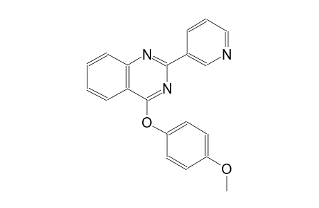 4-(4-methoxyphenoxy)-2-(3-pyridinyl)quinazoline