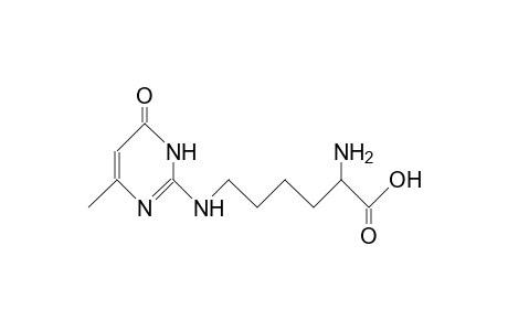 N.epsilon.-(4-Methyl-6-oxo-1,6-dihydro-2-pyrimidinyl)lysine