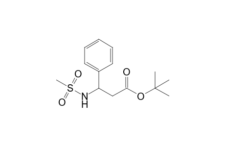 tert-Butyl 3-methanesulfonamido-3-phenylpropanoate