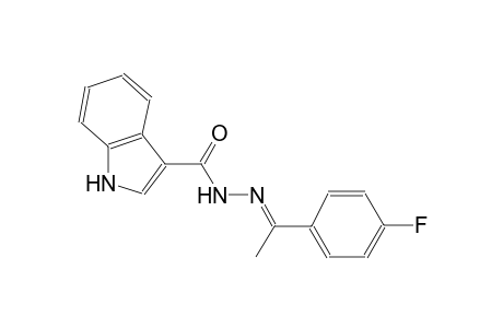 N'-[(E)-1-(4-fluorophenyl)ethylidene]-1H-indole-3-carbohydrazide