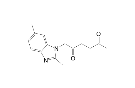 1-(2,6-Dimethyl-1''-benzimidazol-1-yl)hexane-2,5-dione