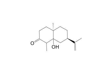 (4aR,7R)-1,4a-dimethyl-8a-oxidanyl-7-prop-1-en-2-yl-3,4,5,6,7,8-hexahydro-1H-naphthalen-2-one