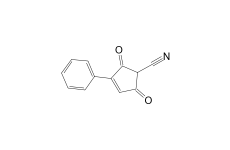 2-Cyano-4-phenylcyclopentene-1,3-dione