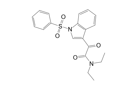 1H-Indole-3-acetamide, N,N-diethyl-.alpha.-oxo-1-(phenylsulfonyl)-