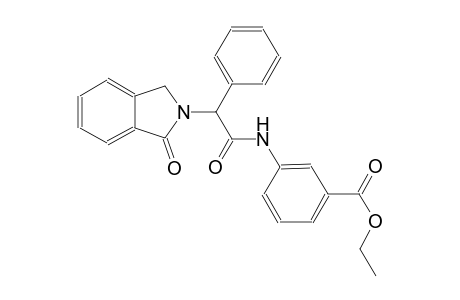 benzoic acid, 3-[[(1,3-dihydro-1-oxo-2H-isoindol-2-yl)phenylacetyl]amino]-, ethyl ester