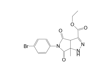 ethyl 5-(4-bromophenyl)-6a-methyl-4,6-dioxo-1,3a,4,5,6,6a-hexahydropyrrolo[3,4-c]pyrazole-3-carboxylate