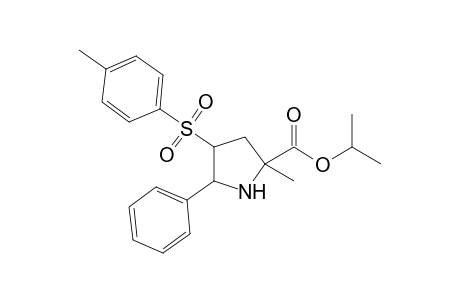 Isopropyl 2-methyl-4-[(4'-methylphenyl)sulfonyl]-5-phenylpyrrolidine-2-carboxylate