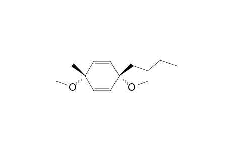 trans-3-Butyl-3,6-dimethoxy-6-methylcyclohexa-1,4-diene