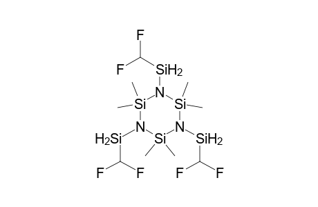 Cyclotrisilazane, 1,3,5-tris(difluoromethylsilyl)-2,2,4,4,6,6-hexamethyl-