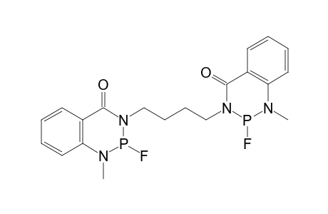 1,4-Bis(5,6-benzo-1-methyl-2-fluoro-1,3,2-diazaphosphorin-4-on-3-yl)butane