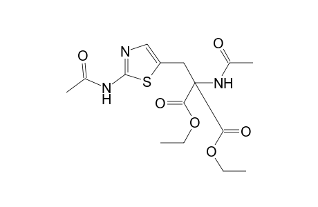 acetamido[(2-acetamido-5-thiazolyl)methyl]malonic acid, diethyl ester