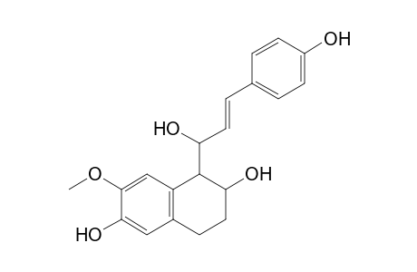 1-[1-Hydroxy-3-(4-hydroxyphenyl)allyl]-6-hydroxy-7-methoxy-1,2,3,4-tetrahydronaphthalen-2-ol