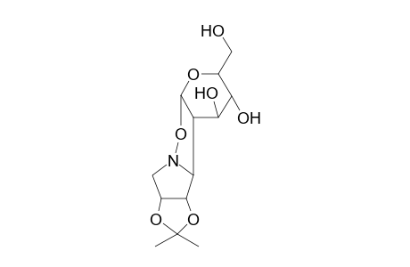 3,4-Dihydroxy-5,6-bis( O-isopropylidene)-2-(hydroxymethyl)octahydro-2H-pyrano[3,2-d]pyrrolo[1,2-b]isoxazole