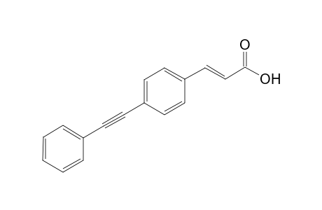 (E)-3-[(4-(2-Phenylethynyl)phenyl]prop-2-enoic acid