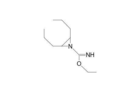 Ethyl 2,3-trans-dipropyl-1-aziridine-carboximidate