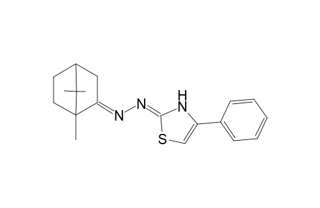 (2Z)-4-Phenyl-1,3-thiazol-2(3H)-one [(2E)-1,7,7-trimethylbicyclo[2.2.1]hept-2-ylidene]hydrazone