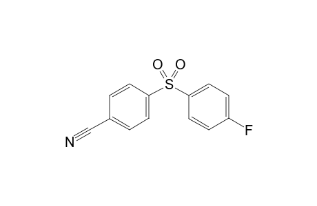 4-((4-fluorophenyl)sulfonyl)benzonitrile