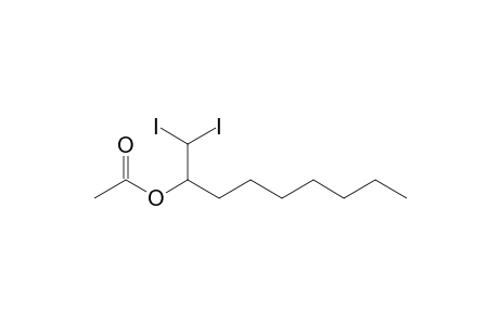 1,1-Diiodonon-2-yl acetate