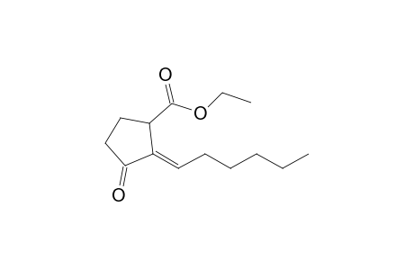 .alpha.-Hexylidene-.beta.-(ethoxycarbonyl)cyclopentanone