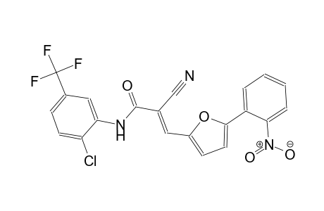 (2E)-N-[2-chloro-5-(trifluoromethyl)phenyl]-2-cyano-3-[5-(2-nitrophenyl)-2-furyl]-2-propenamide