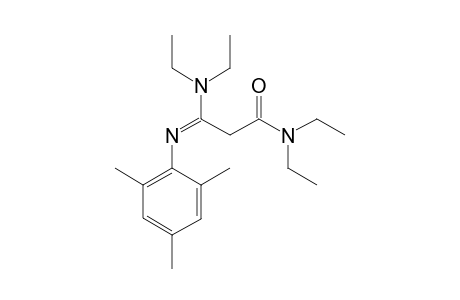 N,N-DIETHYL-3-(DIETHYLAMINO)-3-(MESITYLIMINO)-PROPANAMIDE