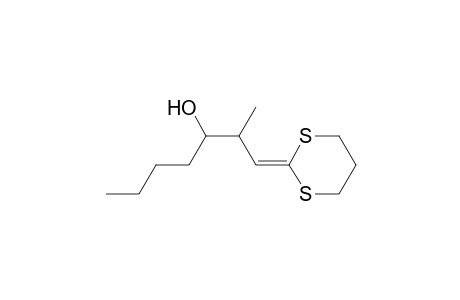 1-(1,3-dithian-2-ylidene)-2-methyl-3-heptanol