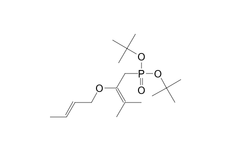 Phosphonic acid, [2-(2-butenyloxy)-3-methyl-2-butenyl]-, bis(1,1-dimethylethyl) ester, (E)-