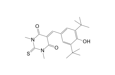5-(3,5-ditert-butyl-4-hydroxybenzylidene)-1,3-dimethyl-2-thioxodihydro-4,6(1H,5H)-pyrimidinedione