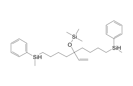 5-Ethenyl-1,9-bis(methylphenylsilyl)-5-(trimethylsiloxy)nonane