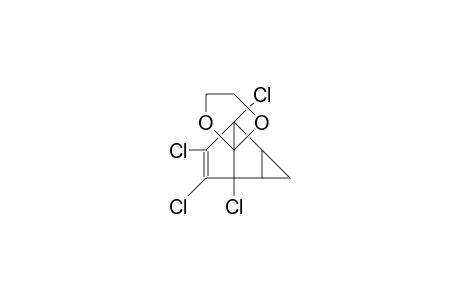 1,5,6,7-Tetrachloro-endo-tricyclo(3.2.1.0/2,4/)oct-6-ene-8-spiro-2'-(1',3'-dioxolane)