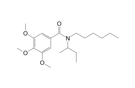 Benzamide, 3,4,5-trimethoxy-N-(2-butyl)-N-hexyl-