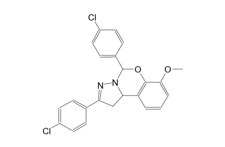 2,5-bis(4-chlorophenyl)-7-methoxy-1,10b-dihydropyrazolo[1,5-c][1,3]benzoxazine