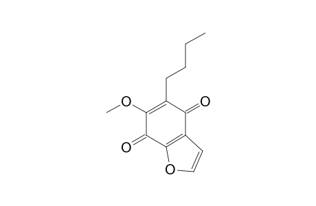 5-n-butyl-6-methoxy-4,7-benzofuranquinone