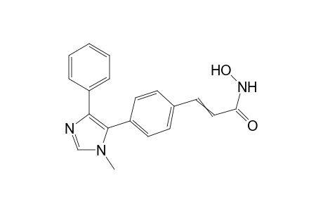 1-Methyl-4-phenyl-5-(4'-hydroxyaminocarbonylethenyl-phenyl)-imidazole